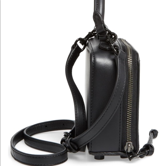 Rebecca Minkoff Orange Box Leather Crossbody - Picture 4 of 5